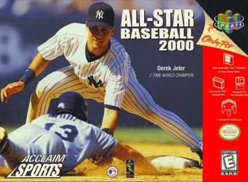 All-Star Baseball 2000 (USA) box cover front